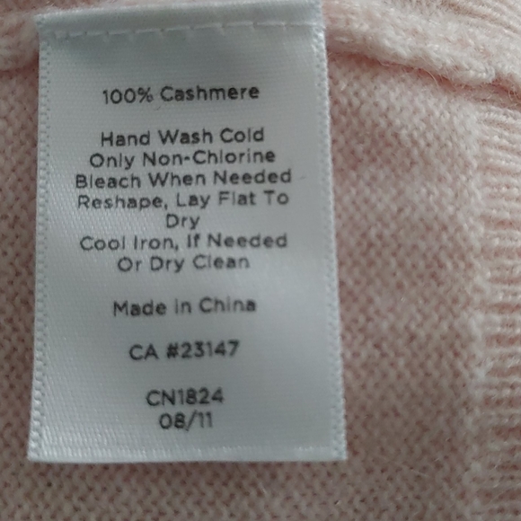 Talbots Pure Cashmere Sweater Size Mp - Picture 7 of 7